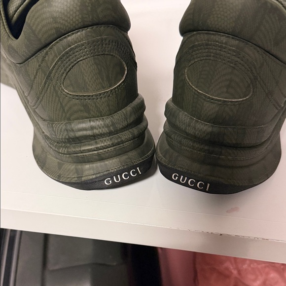Gucci Dark Green Athletic Shoes - Picture 5 of 12